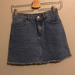 brandy melville denim skirt